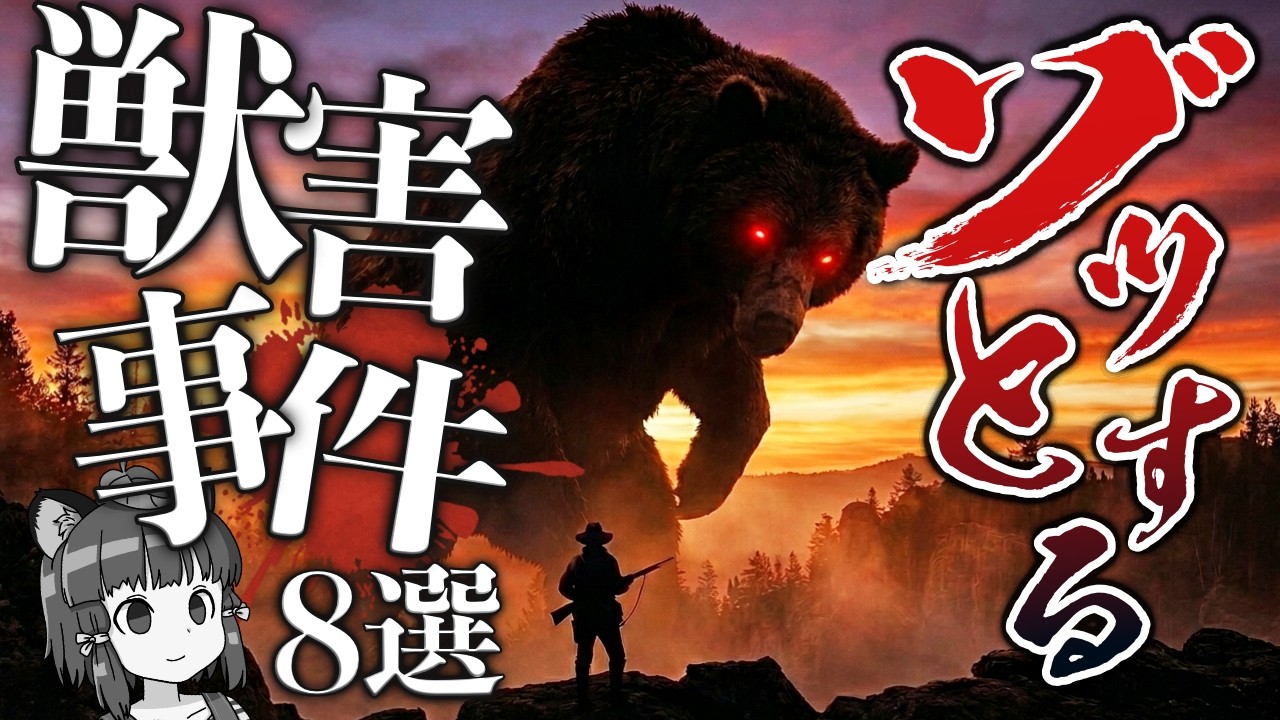【閲覧注意】ゾッとする…歴史に残る衝撃の獣害事件8選