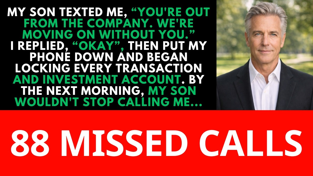 My Son Texted Me “Don’t Come Back”—By Morning, 88 Missed Calls and They Lost Everything…