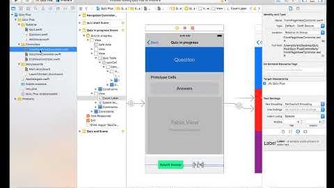 Swift 4  Quiz Application tutorial ( Part 6)