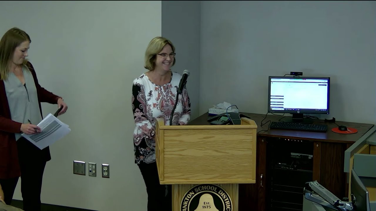 Yankton school district 63 3 school board meeting youtube