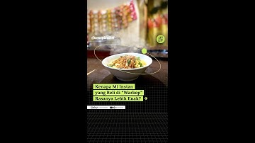GAK NYANGKA! KENAPA MI INSTAN YANG BELI DI WARKOP RASANYA LEBIH ENAK? INI PENYEBABNYA! #Shorts