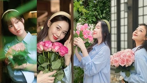 Trend Lưu Diệc Phi Ôm Hoa Siêu Hot Trên TikTok