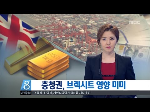 [대전MBC뉴스]브렉시트..충청권 경제는?