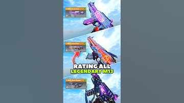 Rating all Legendary M13 skins in CODM