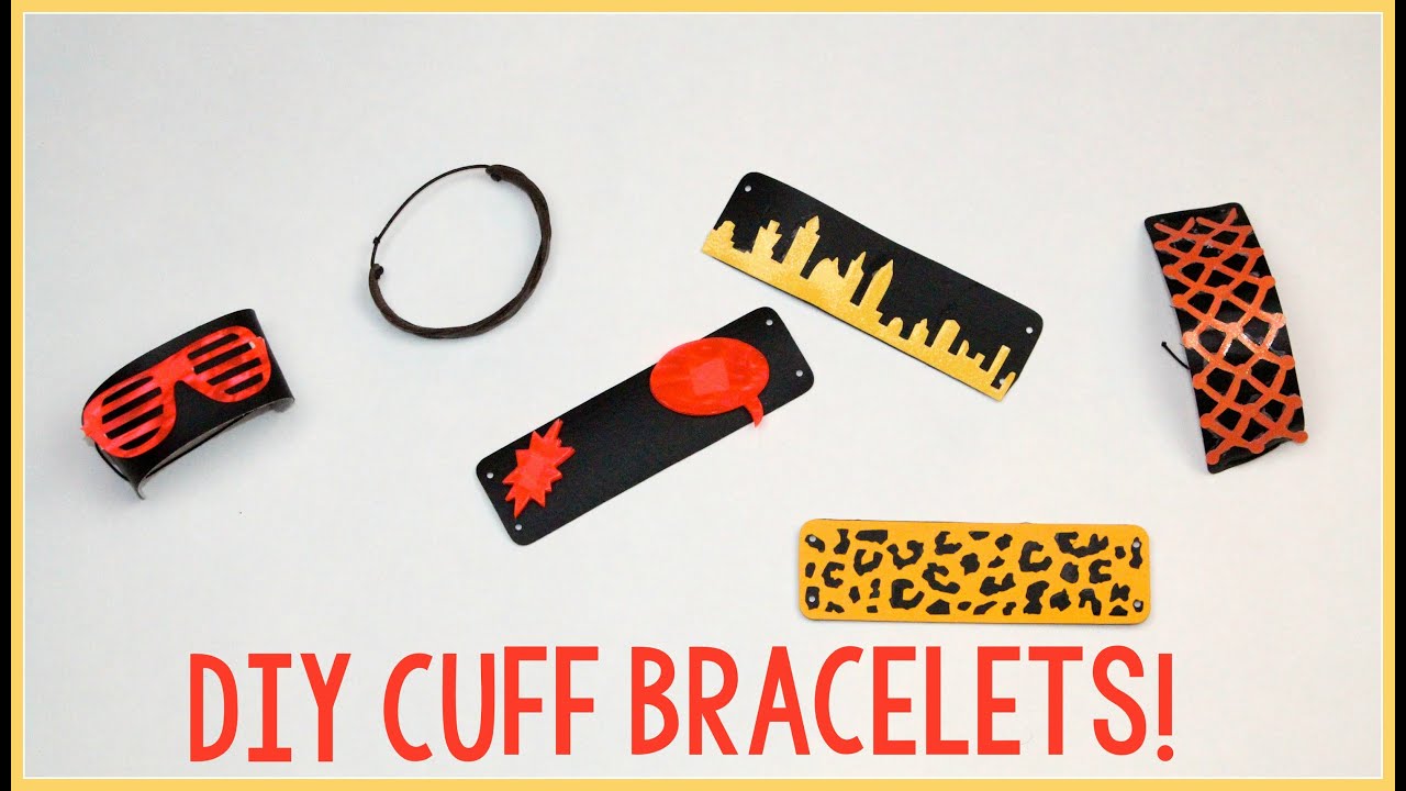 DIY Cuff Bracelets | Sizzix Teen Craft - YouTube
