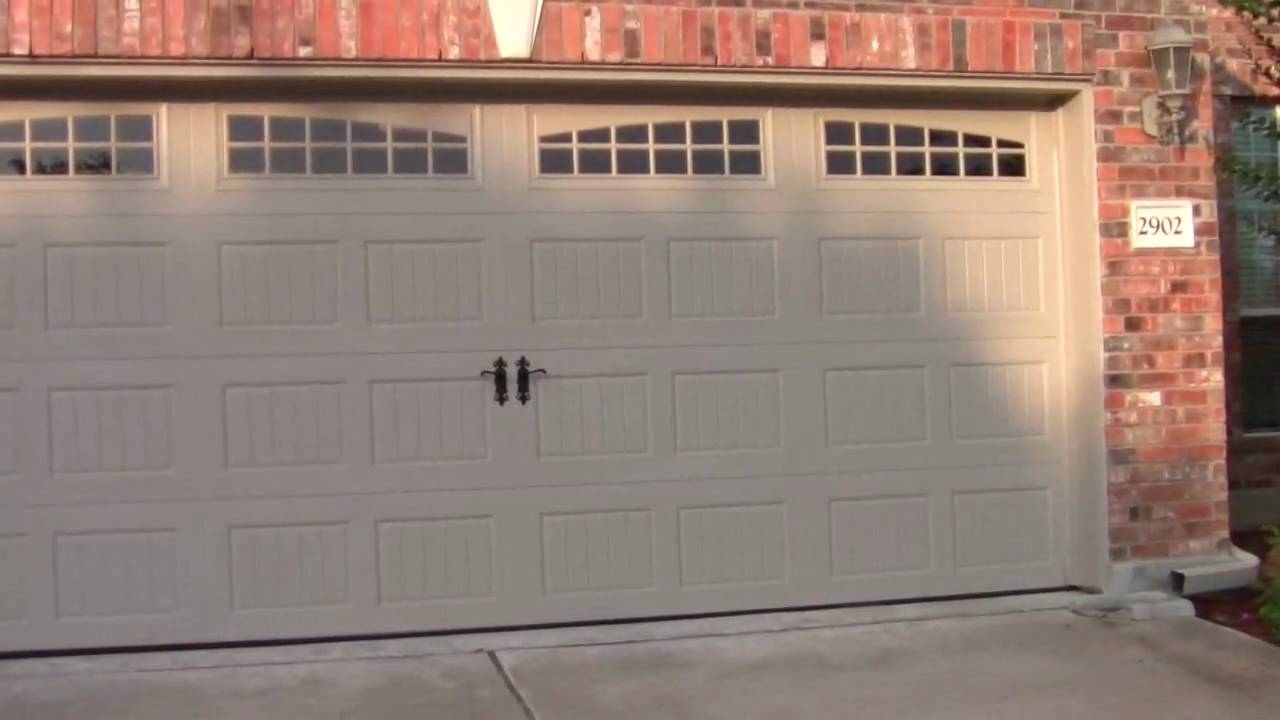 AMARR Oak Summit Door. Cedar Park Overhead Doors - YouTube - AMARR Oak Summit Door. Cedar Park Overhead Doors