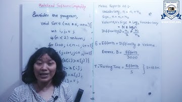L - 17 | Unit - 3 | Halstead Analysis Complexity Measures | Software Engineering