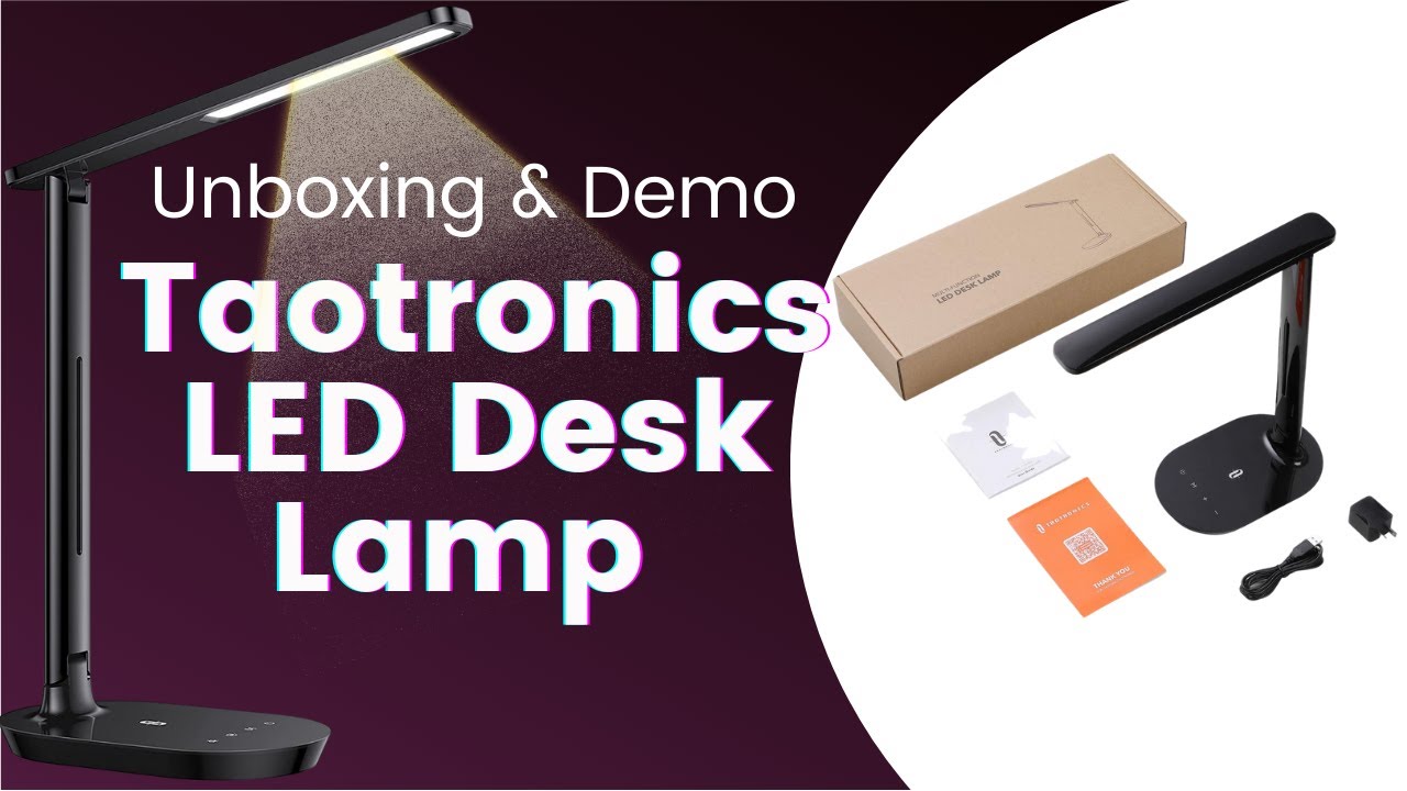 Etekcity Living Color Desk Lamp unboxing and Setup 