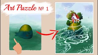 Art Puzzle № 1 ЖИВАЯ РАСКРАСКА АНТИСТРЕСС Мобильная игра приложение  Gameplay screenshot 2