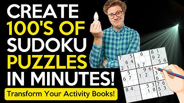 Generate Hundreds of Sudoku Puzzles in Minutes! - Brand New KDP Tool!