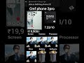 CMF phone 2Pro rating 😇💖🌜 | #iqoo #oneplus #shorts #viral