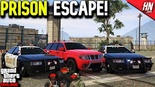 PRISON ESCAPE GTA 5 ManHunt!