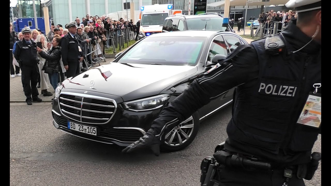 🚔 Alarm in Saarbrücken! Frau stört Kanzler-Eskorte – Polizei greift ein