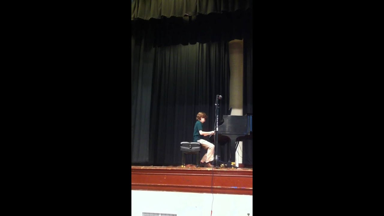 Jacob's piano recital