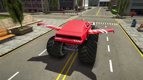 Flying Monster Truck Robot Transform - Robot Wars By Machine Dreams Inc