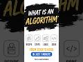 What is an algorithm  #programming #techuncovered #computerscience #coding #softwareengineering
