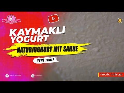 Video: Ev Yapımı Kremalı Yoğurt Nasıl Yapılır