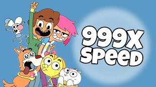 Boy Girl Dog Cat Mouse Cheese Theme Song in 999x Speed | Speed Up Meme | CartoonHouseFX129