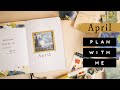 April Bullet Journal Setup | Museum Theme (Free Printable!)