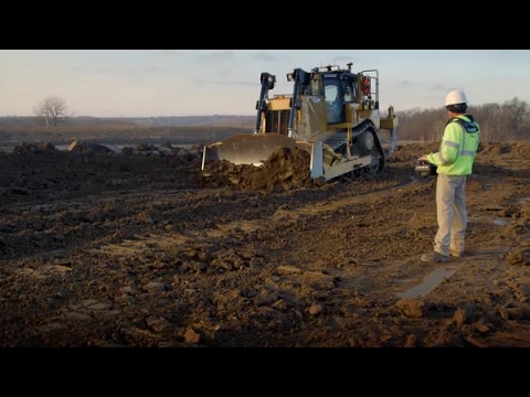 Take COMMAND | Remote Control Dozing on the Cat® D8T - YouTube