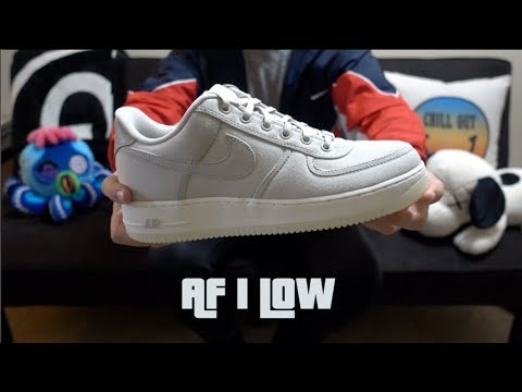 Air Force 1 Low Canvas | Light Bone