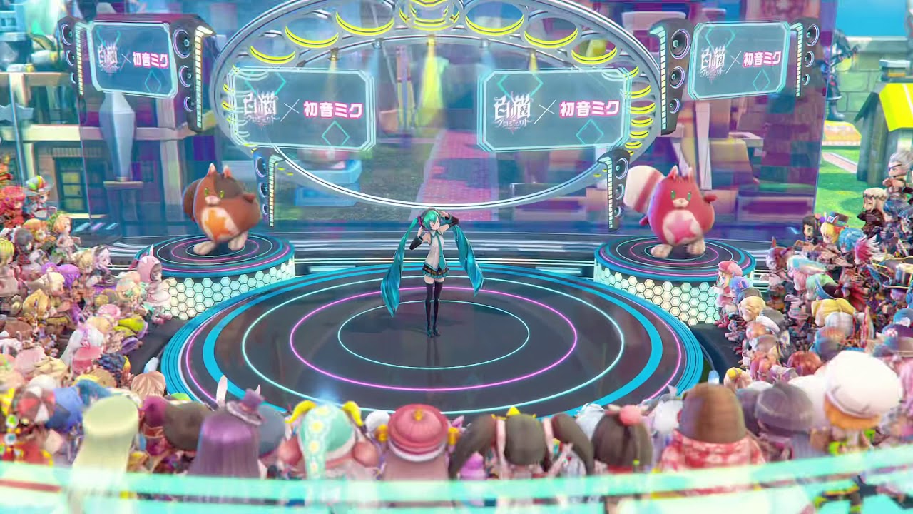 昔のコラボの時のPV 初音ミク×白猫プロジェクト