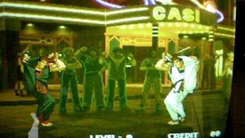 Checking the Neo Geo 120-in-1 MVS Multi-cart for Glitch in Garou: Mark of the Wolves