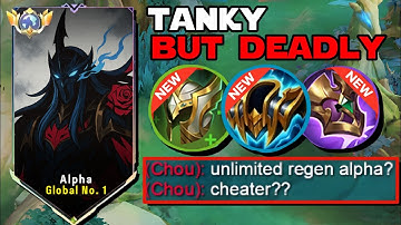 NEW ALPHA TANKY BUT DEADLY TRUE DAMAGE BUILD IS FINALLY HERE!! NEW UPDATE 2025 MLBB (must try)
