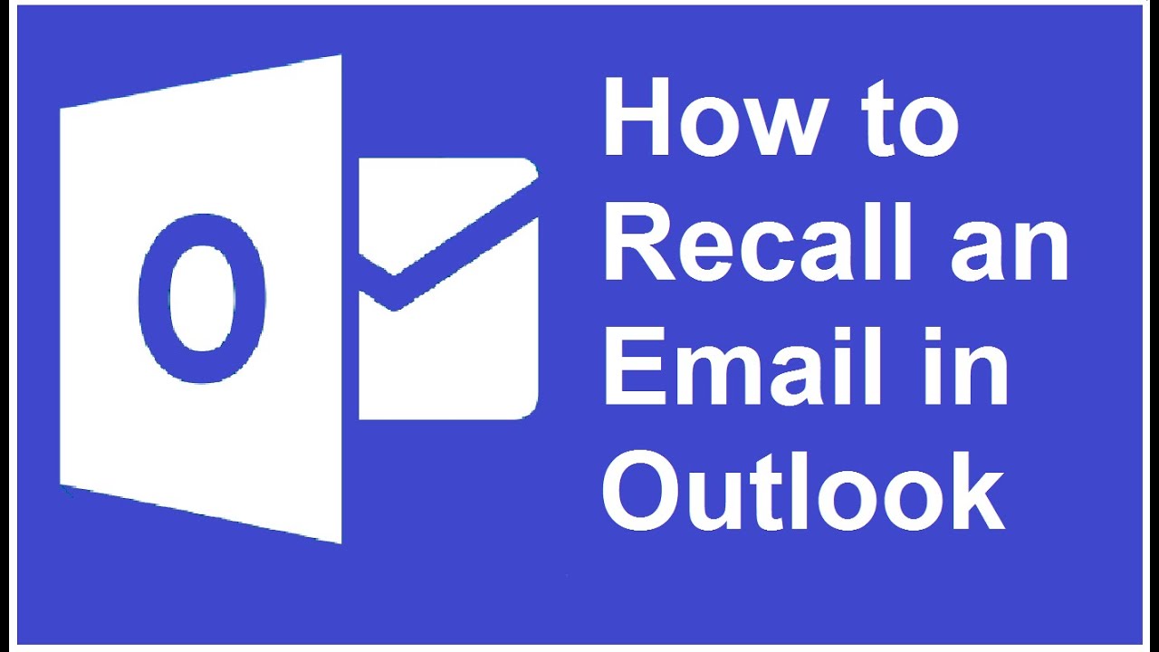 how to recall an email in outlook web page