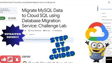Migrate MySQL Data to Cloud SQL using Database Migration Service:  Challenge Lab|| GSP351|| #gsp351