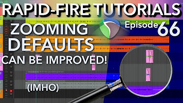 Optimizing Zooming defaults in REAPER w/ Hotkeys & Mouse Mods (Rapid-fire Reaper Tutorials Ep66)