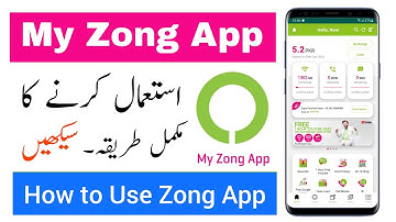 My Zong App Complete Urdu Tutorial | My Zong App Kaise Use Kare?