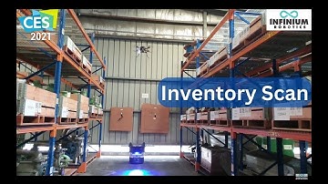 Inventory Scanning with AI and Machine Learning features by the Infinium Scan Drone System