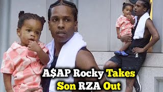 Another BABY? A$AP Rocky Takes Son RZA Out As Rihanna's Met Gala Absence Sparks Pregnancy Rumors