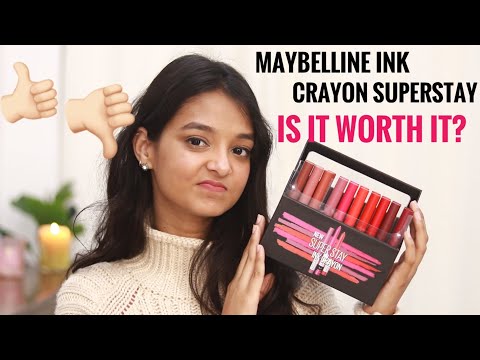 Video: Maybelline Crayon Liner Review, Swatches