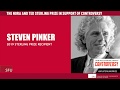 Steven Pinker receives prize for controversy from SFU