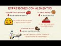Aprender español: Expresiones con alimentos (nivel avanzado)