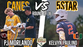 Wwba Playoff Round Of 16 Canes National Vs 5Star