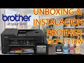 UNBOXING E INSTALACION DE IMPRESORA 📄 BROTHER DCP T710W 🖨