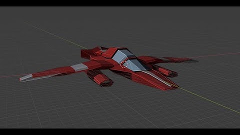 Lowpoly Spaceship Modeling