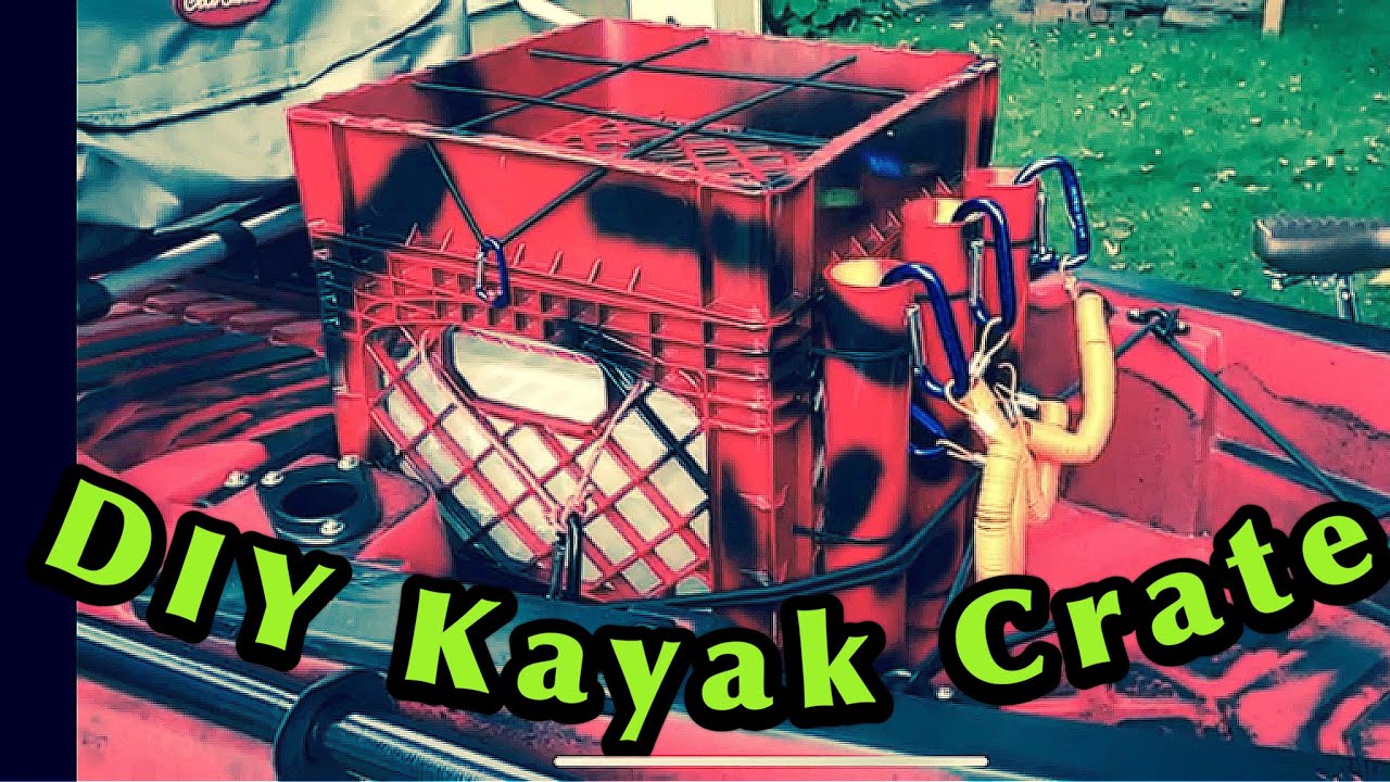 kayak milk crate setup diy - youtube