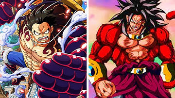 LUFFY GEAR 4 VS BROLY SSJ4 | GAME JUMP FORCE MUGEN V7 PC | Full 578 Characters