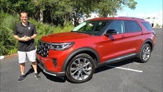 Is the 2025 Ford Explorer Platinum twin-turbo V6 the BEST midsize luxury SUV?