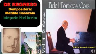 DE REGRESO  -  Cueca boliviana  instrumental  por el pianista boliviano Fidel Torricos en 1990