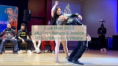 Renato & Jessica— Zouk Heat 2023–J&J Pros— Lit Superheroes & Villains