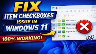 Fix Unable To Remove Item Checkboxes Disable Item Checkboxes Windows 11