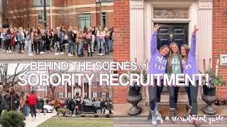 vlogging the entire SORORITY RECRUITMENT *what's it's like/behind the scenes* as a Recruitment Guide