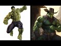 AVENGERS BUT COWBOY | MARVEL HEROES