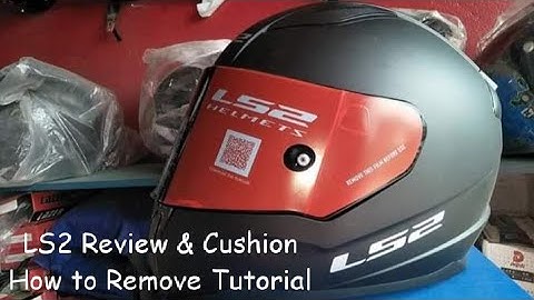 LS2 ROOKIE HELMET (How to remove Cushion padding)