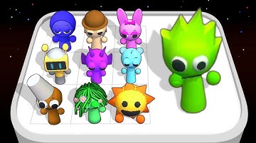 SPRANKY RUN: MERGE MASTER - Horror Sprunki Run, Merge Game Part 02